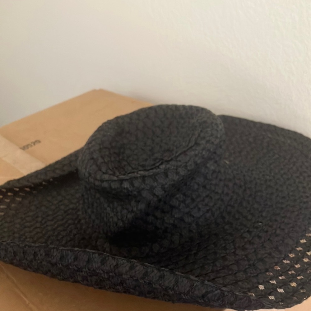 Black summer hat
